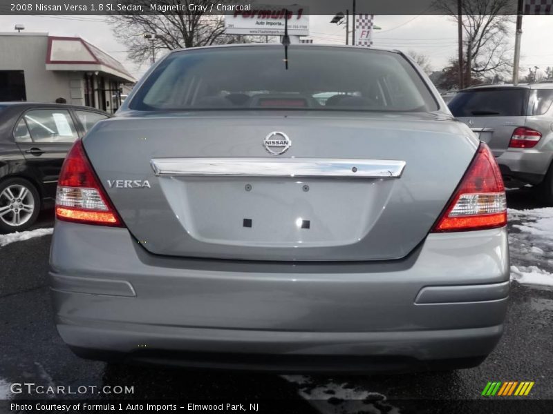 Magnetic Gray / Charcoal 2008 Nissan Versa 1.8 SL Sedan