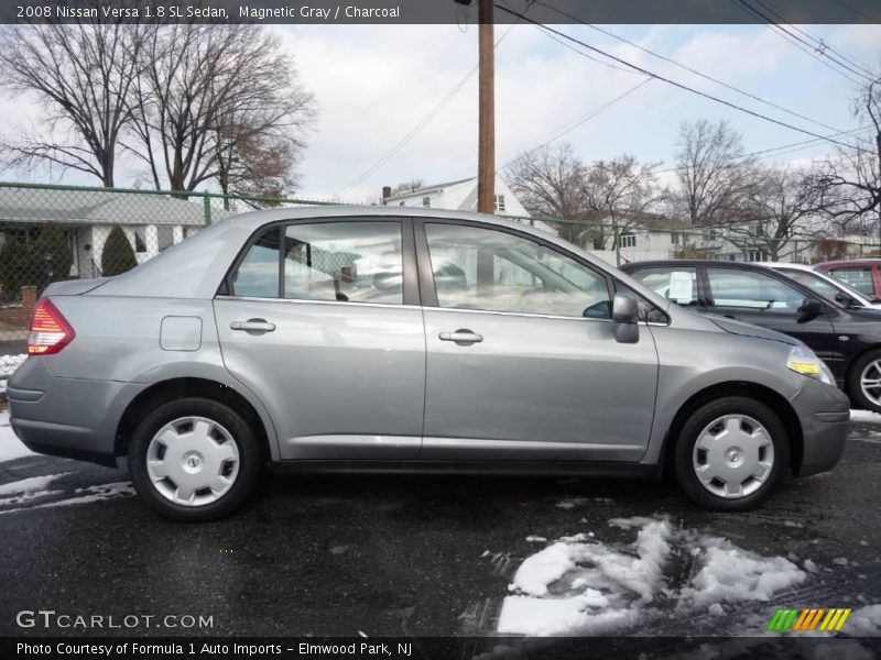 Magnetic Gray / Charcoal 2008 Nissan Versa 1.8 SL Sedan