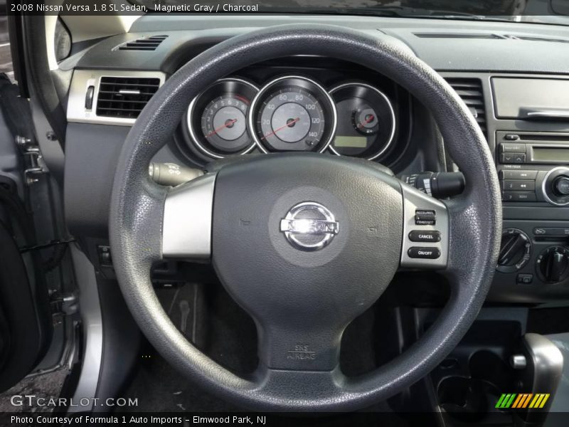 Magnetic Gray / Charcoal 2008 Nissan Versa 1.8 SL Sedan