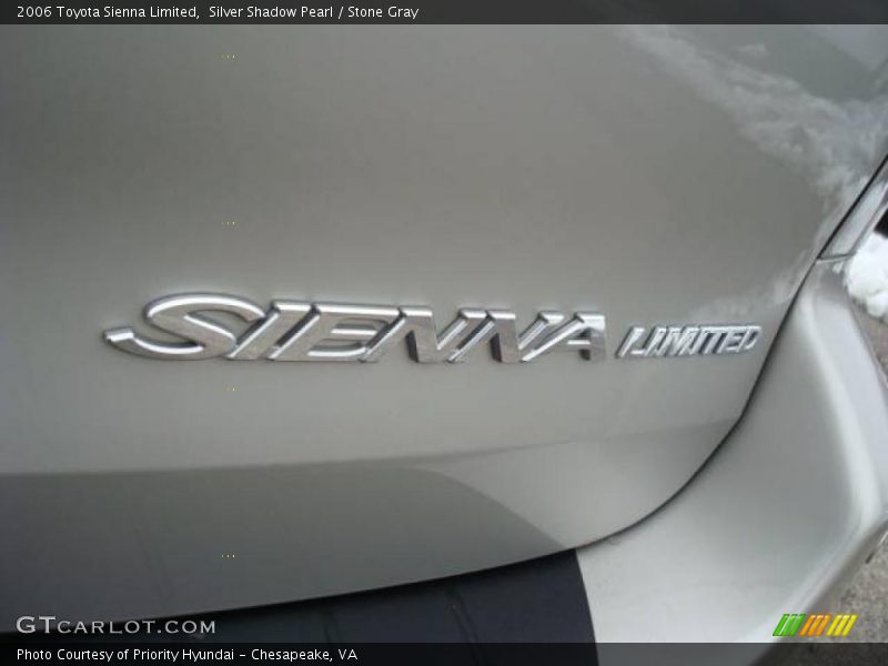Silver Shadow Pearl / Stone Gray 2006 Toyota Sienna Limited