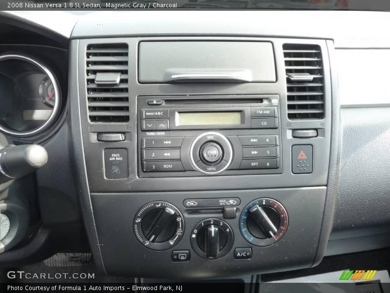 Magnetic Gray / Charcoal 2008 Nissan Versa 1.8 SL Sedan