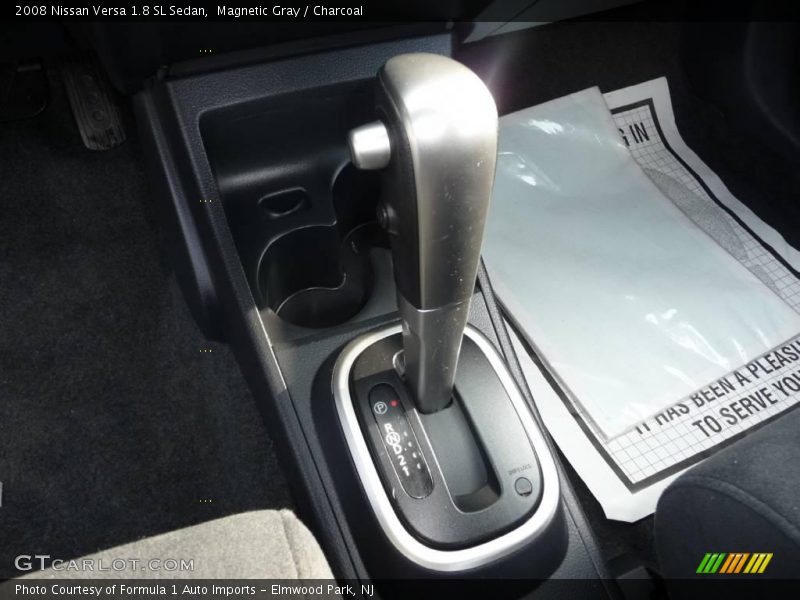 Magnetic Gray / Charcoal 2008 Nissan Versa 1.8 SL Sedan