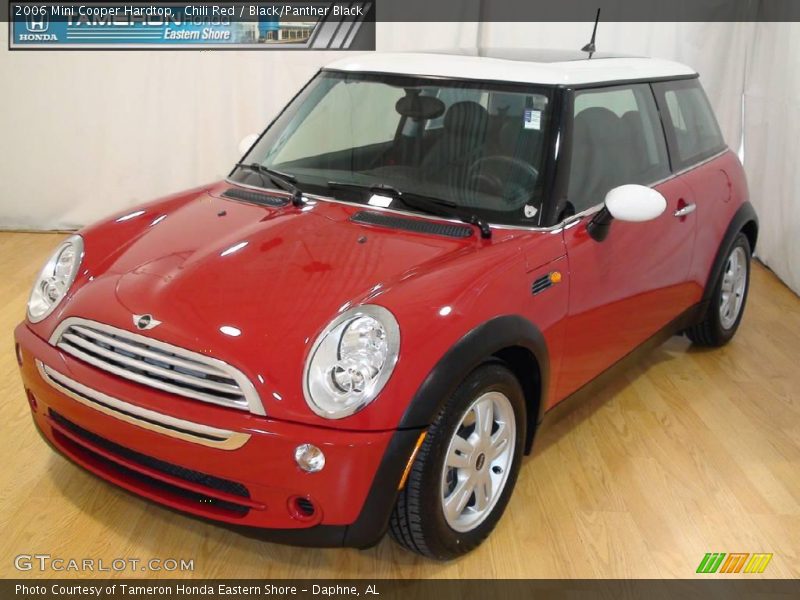 Chili Red / Black/Panther Black 2006 Mini Cooper Hardtop
