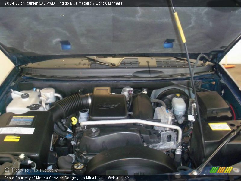 Indigo Blue Metallic / Light Cashmere 2004 Buick Rainier CXL AWD