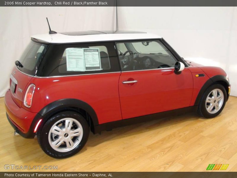 Chili Red / Black/Panther Black 2006 Mini Cooper Hardtop