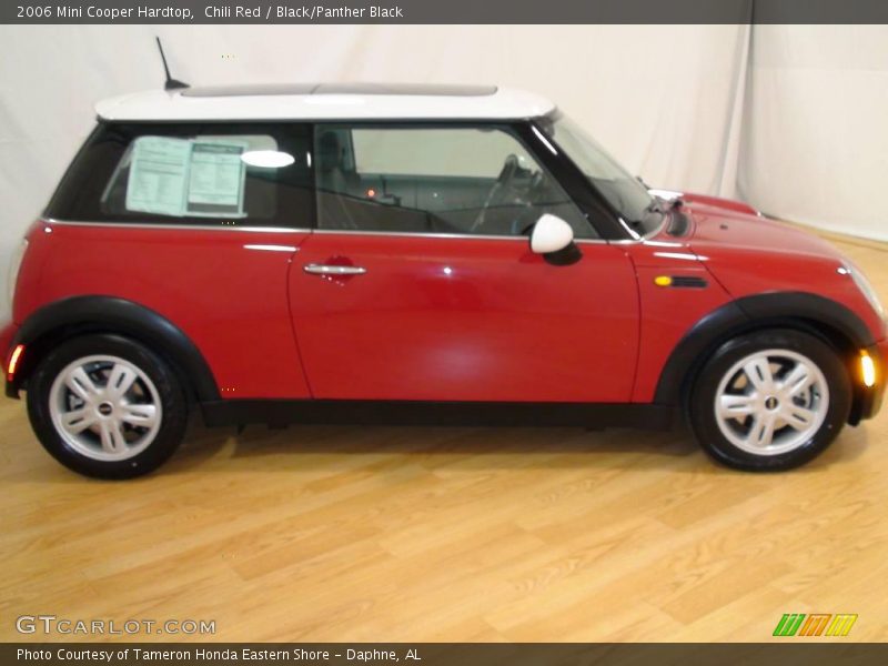 Chili Red / Black/Panther Black 2006 Mini Cooper Hardtop