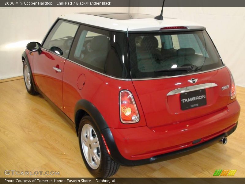 Chili Red / Black/Panther Black 2006 Mini Cooper Hardtop