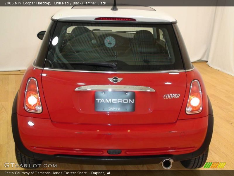 Chili Red / Black/Panther Black 2006 Mini Cooper Hardtop