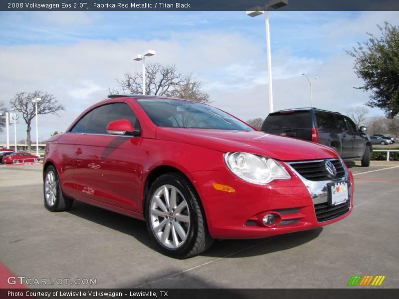 Paprika Red Metallic / Titan Black 2008 Volkswagen Eos 2.0T