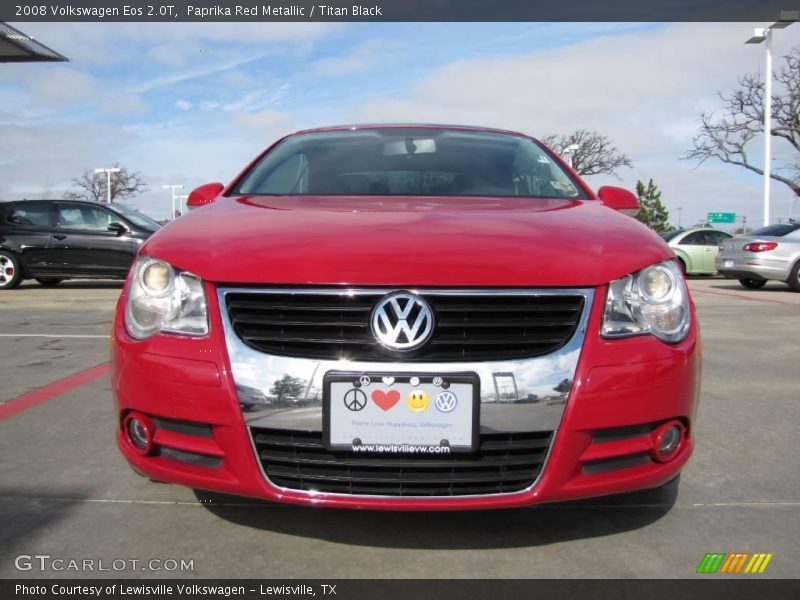 Paprika Red Metallic / Titan Black 2008 Volkswagen Eos 2.0T