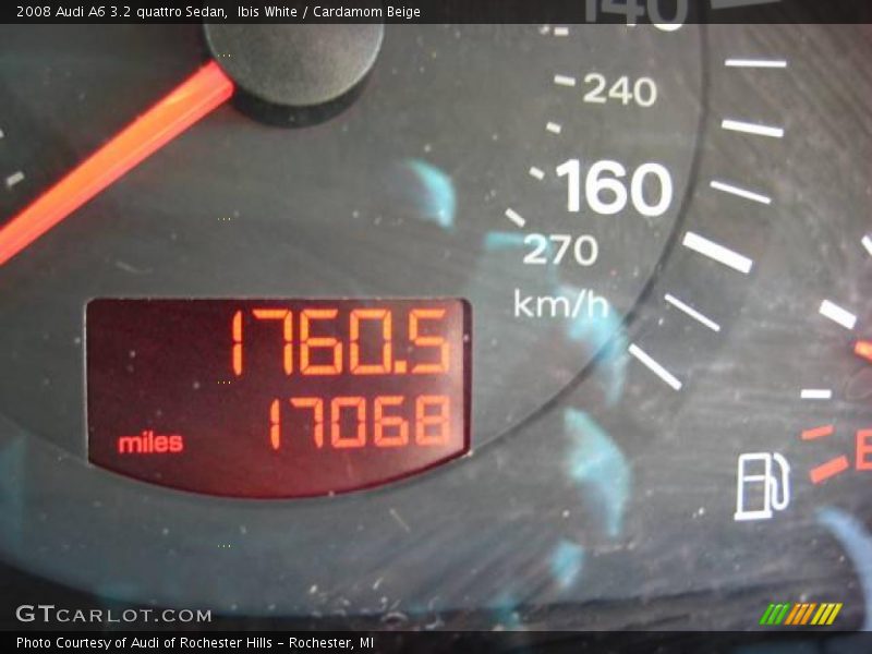 Ibis White / Cardamom Beige 2008 Audi A6 3.2 quattro Sedan