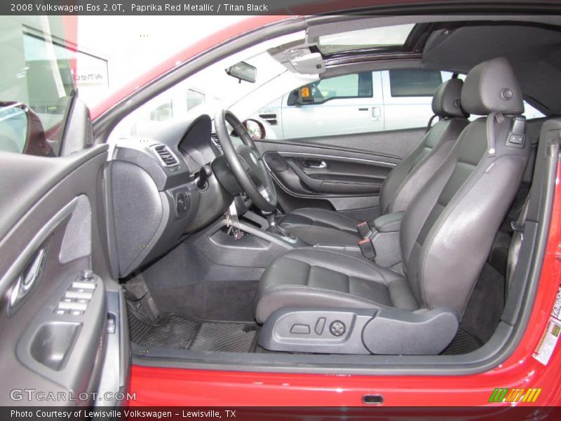 Paprika Red Metallic / Titan Black 2008 Volkswagen Eos 2.0T