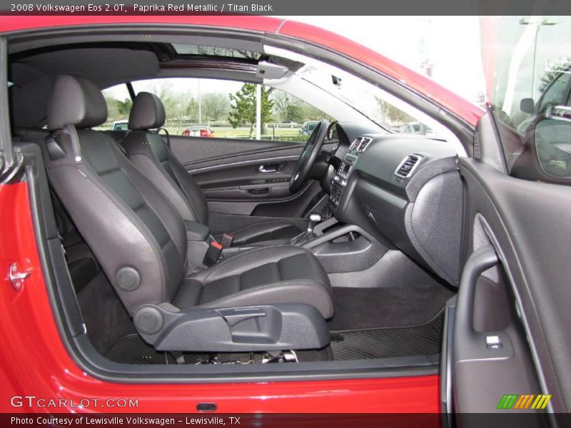 Paprika Red Metallic / Titan Black 2008 Volkswagen Eos 2.0T
