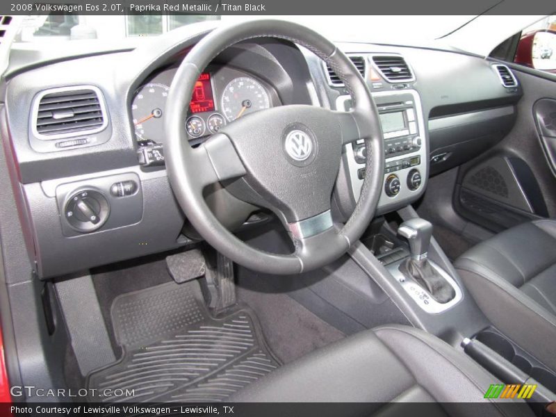 Paprika Red Metallic / Titan Black 2008 Volkswagen Eos 2.0T