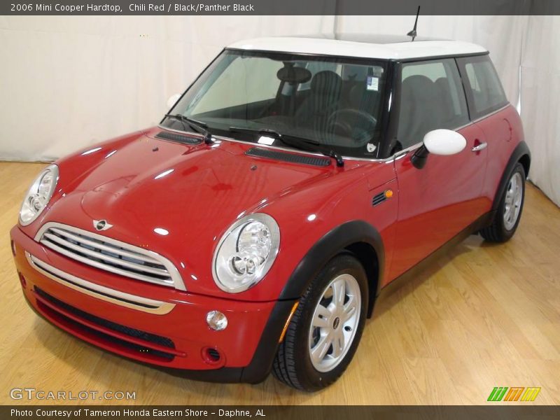 Chili Red / Black/Panther Black 2006 Mini Cooper Hardtop