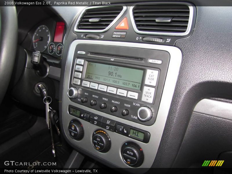 Paprika Red Metallic / Titan Black 2008 Volkswagen Eos 2.0T