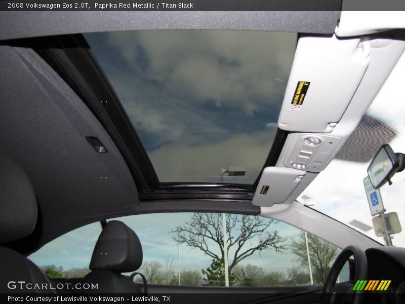 Paprika Red Metallic / Titan Black 2008 Volkswagen Eos 2.0T