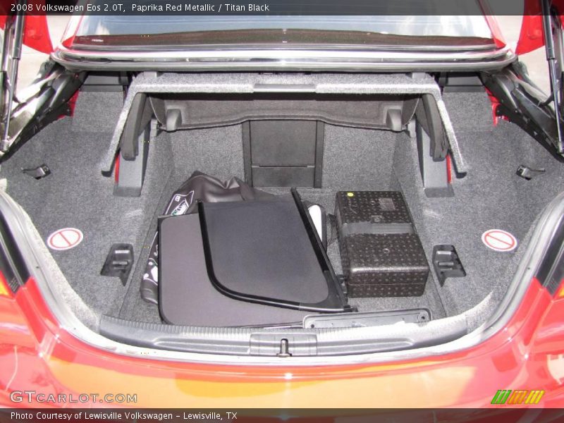 Paprika Red Metallic / Titan Black 2008 Volkswagen Eos 2.0T