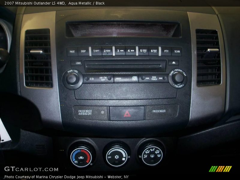 Aqua Metallic / Black 2007 Mitsubishi Outlander LS 4WD