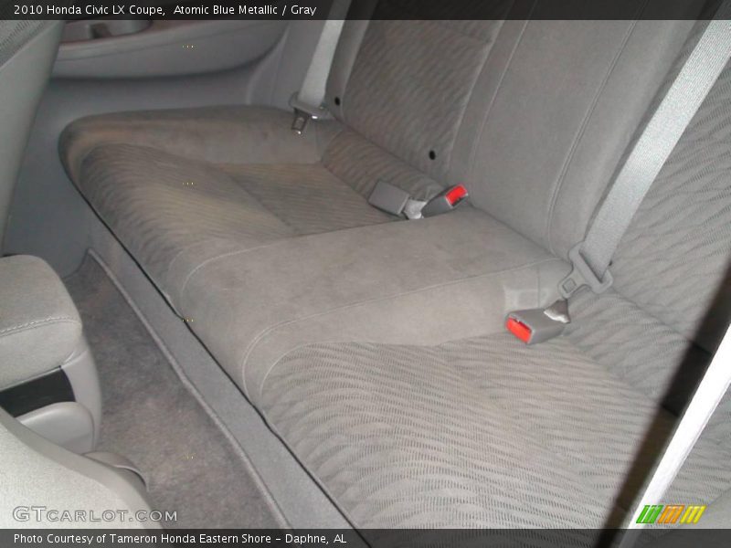 Atomic Blue Metallic / Gray 2010 Honda Civic LX Coupe
