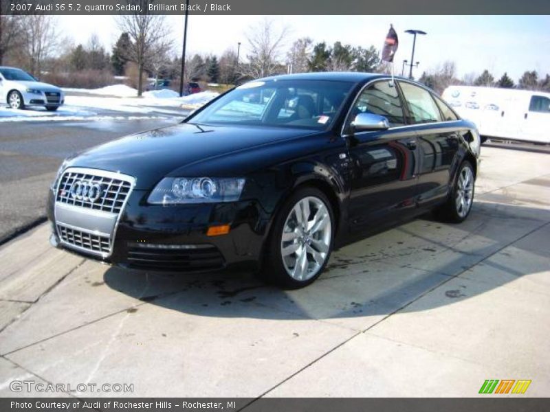 Brilliant Black / Black 2007 Audi S6 5.2 quattro Sedan