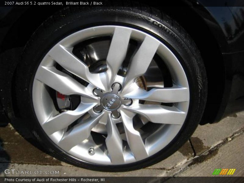 Brilliant Black / Black 2007 Audi S6 5.2 quattro Sedan