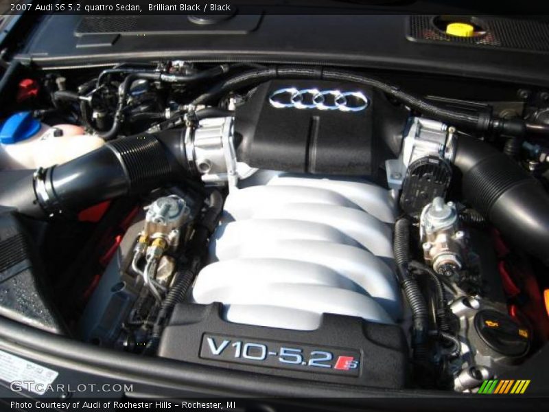 Brilliant Black / Black 2007 Audi S6 5.2 quattro Sedan