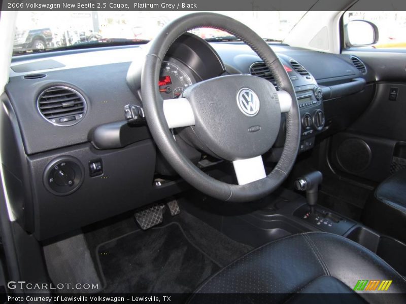 Platinum Grey / Black 2006 Volkswagen New Beetle 2.5 Coupe