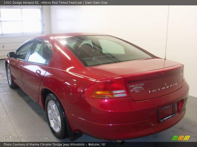 Inferno Red Tinted Pearlcoat / Dark Slate Gray 2002 Dodge Intrepid SE