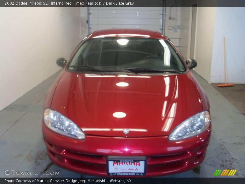 Inferno Red Tinted Pearlcoat / Dark Slate Gray 2002 Dodge Intrepid SE