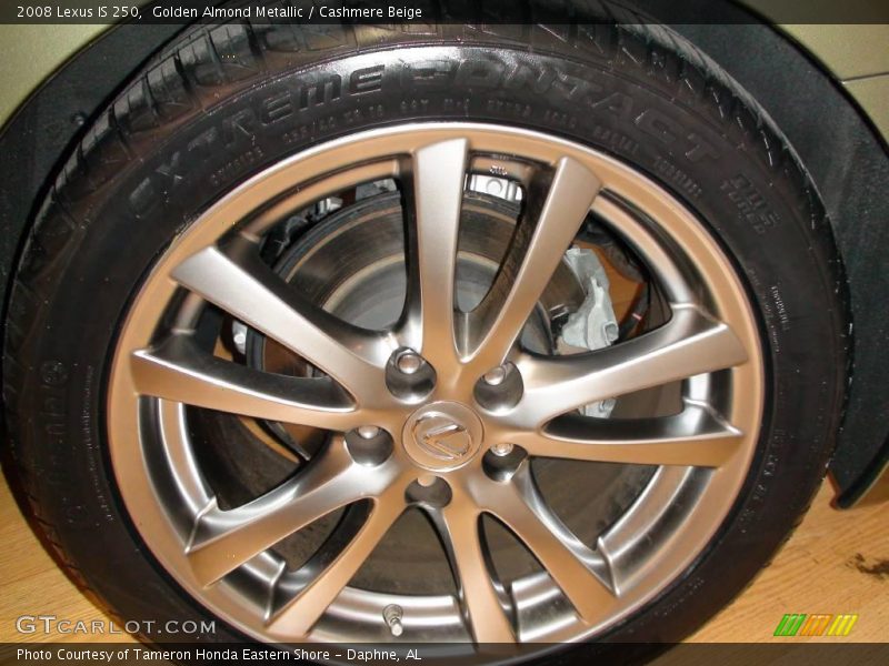 Golden Almond Metallic / Cashmere Beige 2008 Lexus IS 250