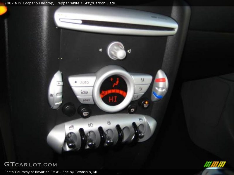 Pepper White / Grey/Carbon Black 2007 Mini Cooper S Hardtop