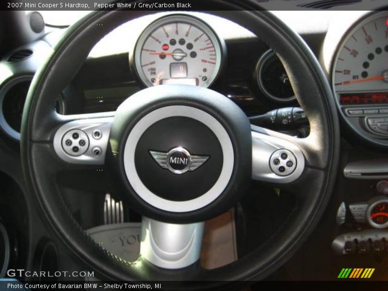Pepper White / Grey/Carbon Black 2007 Mini Cooper S Hardtop