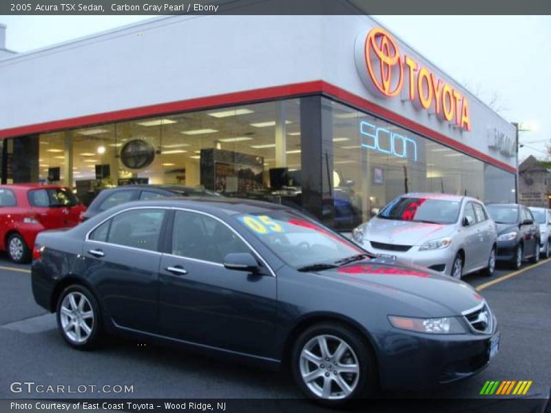 Carbon Gray Pearl / Ebony 2005 Acura TSX Sedan