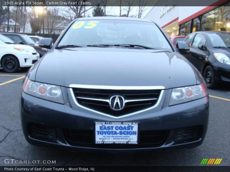 Carbon Gray Pearl / Ebony 2005 Acura TSX Sedan