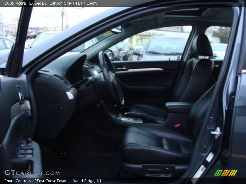 Carbon Gray Pearl / Ebony 2005 Acura TSX Sedan