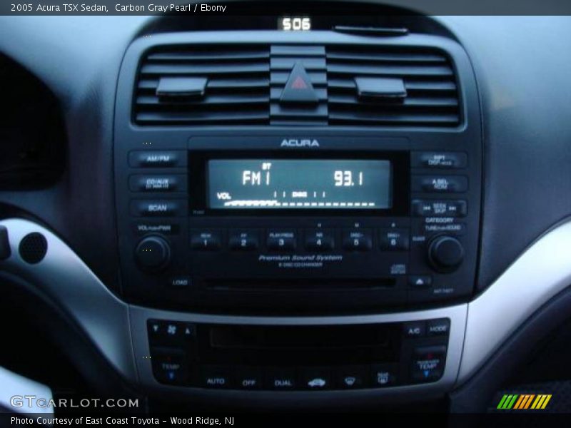 Carbon Gray Pearl / Ebony 2005 Acura TSX Sedan