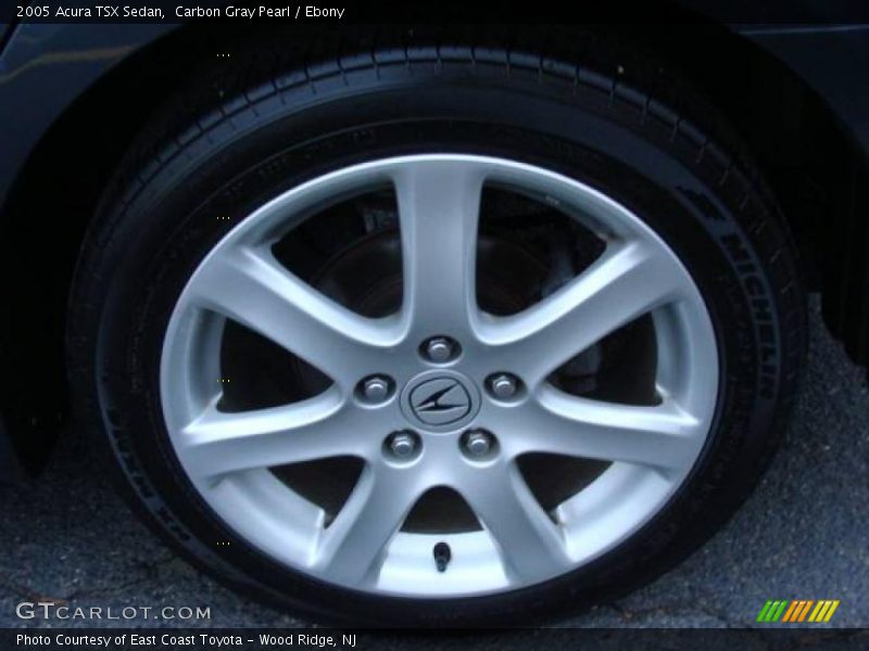 Carbon Gray Pearl / Ebony 2005 Acura TSX Sedan