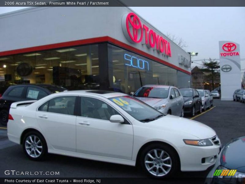 Premium White Pearl / Parchment 2006 Acura TSX Sedan