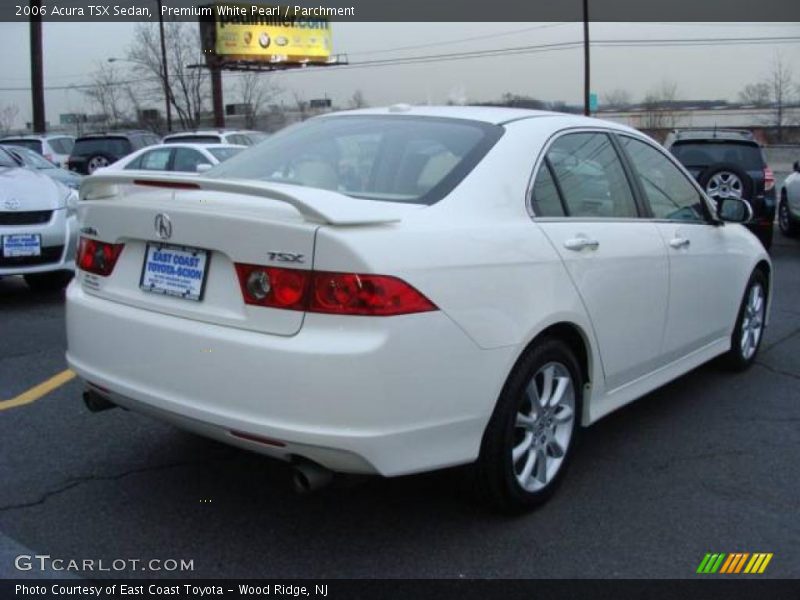 Premium White Pearl / Parchment 2006 Acura TSX Sedan