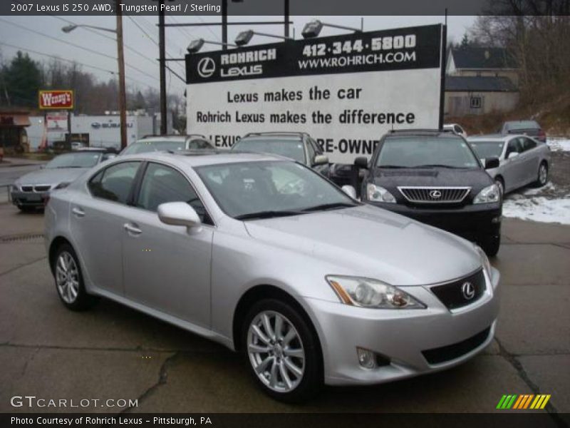 Tungsten Pearl / Sterling 2007 Lexus IS 250 AWD