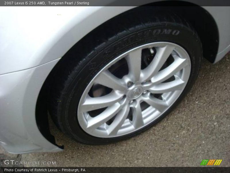 Tungsten Pearl / Sterling 2007 Lexus IS 250 AWD