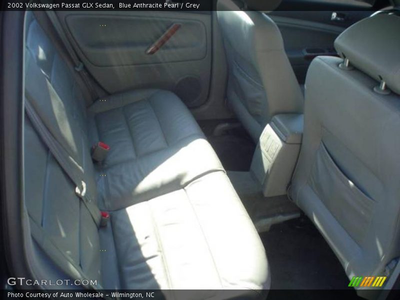 Blue Anthracite Pearl / Grey 2002 Volkswagen Passat GLX Sedan