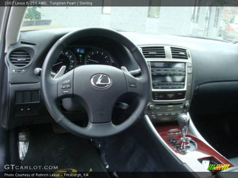 Tungsten Pearl / Sterling 2007 Lexus IS 250 AWD