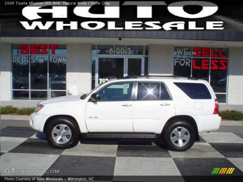 Natural White / Stone Gray 2006 Toyota 4Runner SR5 4x4
