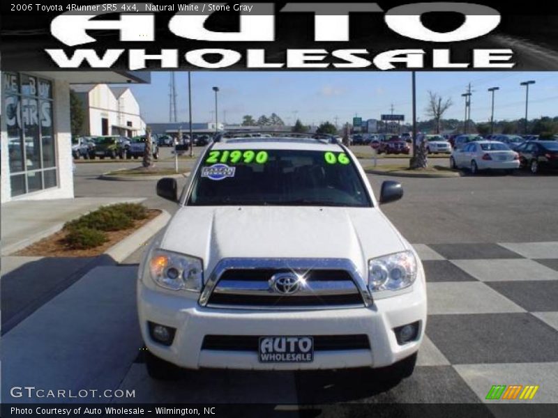 Natural White / Stone Gray 2006 Toyota 4Runner SR5 4x4