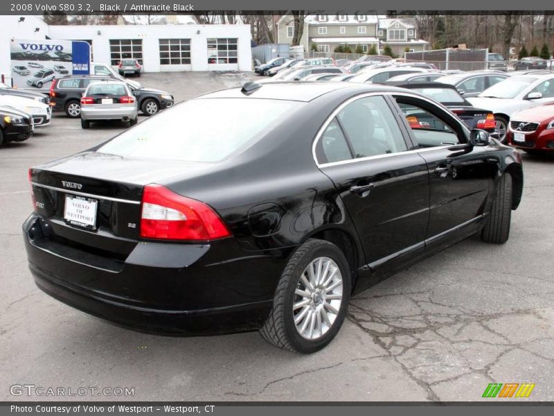Black / Anthracite Black 2008 Volvo S80 3.2