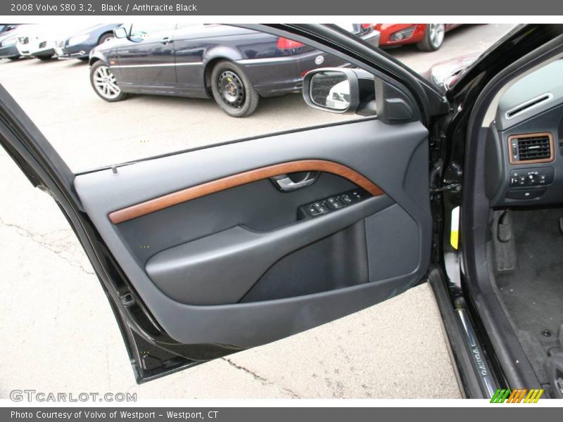 Black / Anthracite Black 2008 Volvo S80 3.2