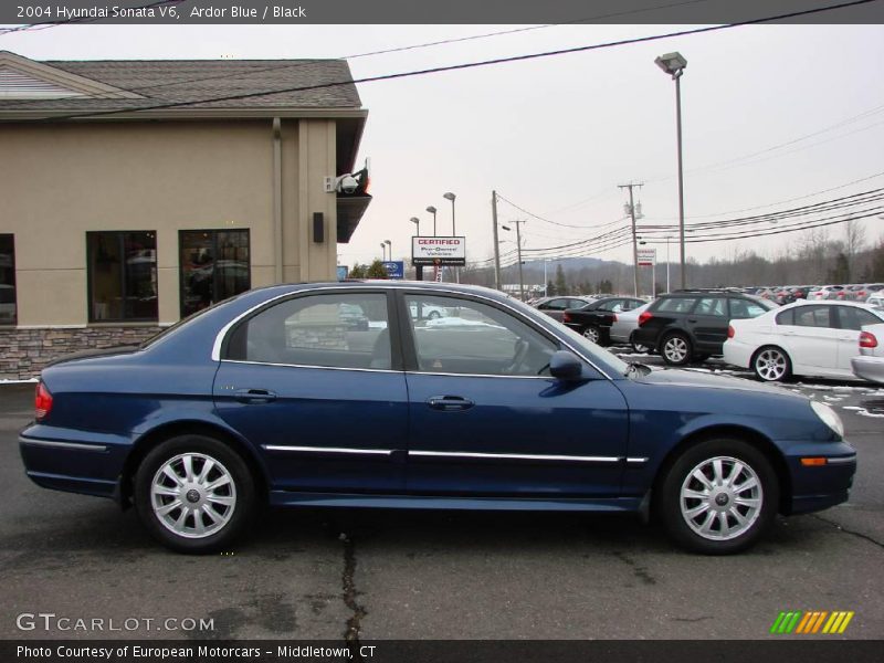 Ardor Blue / Black 2004 Hyundai Sonata V6