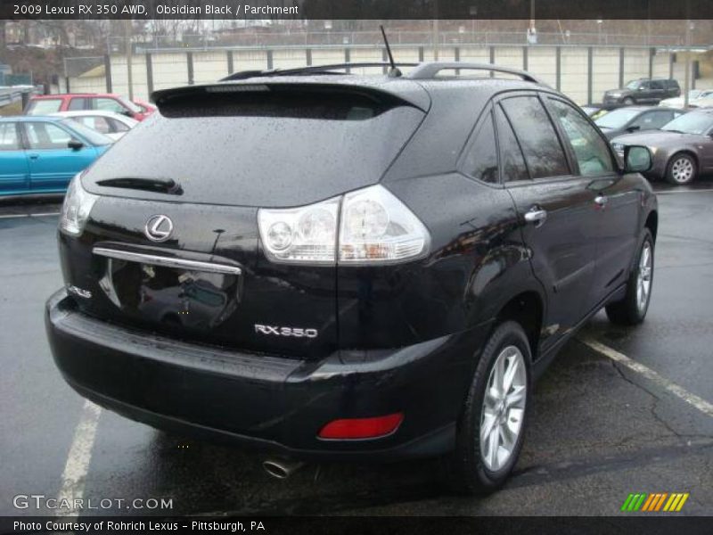 Obsidian Black / Parchment 2009 Lexus RX 350 AWD